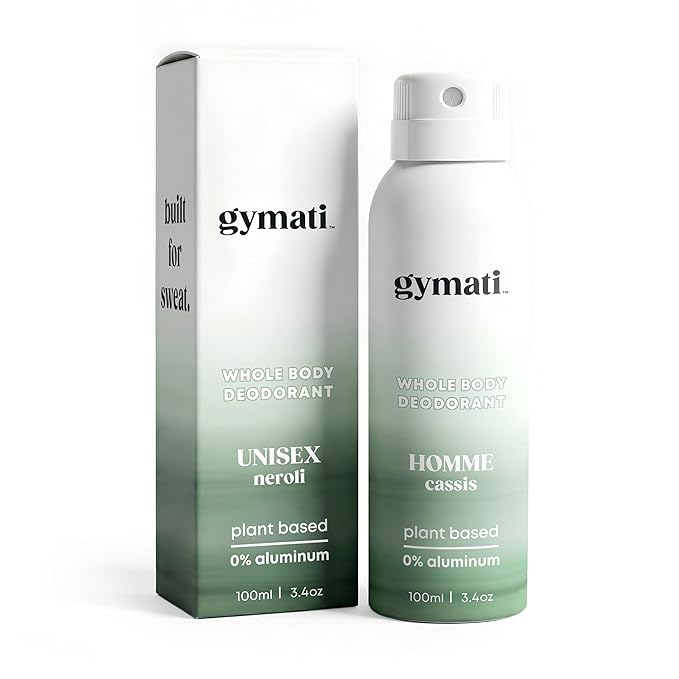 Gymati Natural Deodorant Body Spray Aluminum Free For Men