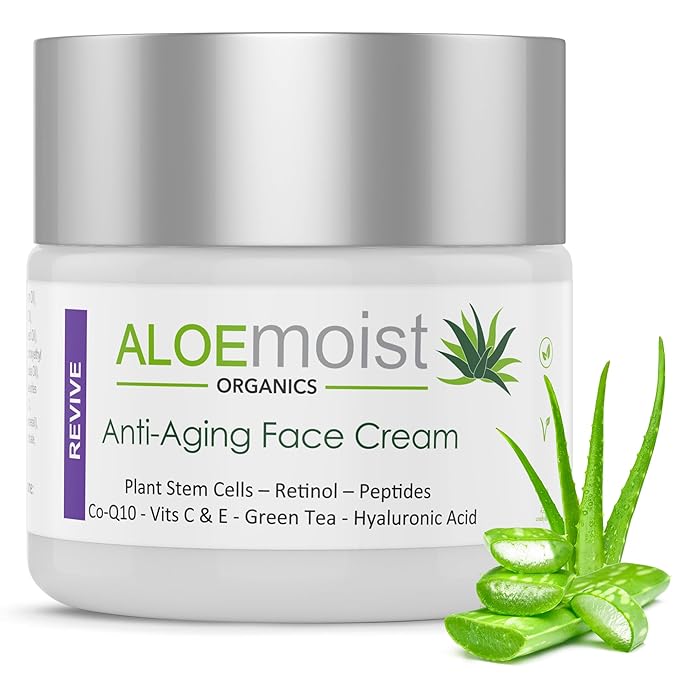 Advanced Retinol Cream for Face | Revive Anti Aging Face Cream for Women & Men - Topical Retinoid Wrinkle Repair Day or Night Moisturizer – Organic Retinol Facial Moisturizer for Aging Skin Care