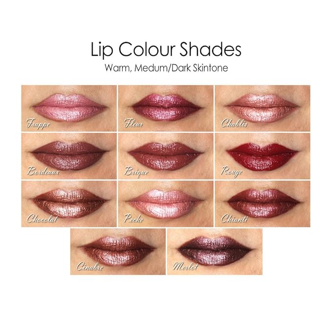 Lauren Brooke Cosmetiques Natural Lip Color, Lipstick (Bordeaux)