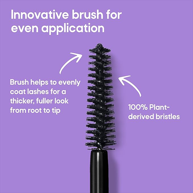 Almay Thickening & Tint Mascara, Instant Soft Full Volume, Conditions & Darkens Natural Lashes Over Time, No Flaking or Clumping, 402 Black, 0.28 fl oz