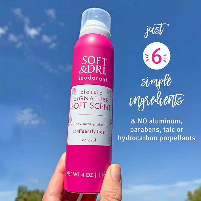 Soft & Dri Classic Signature Soft Scent Aerosol Deodorant, 4 oz