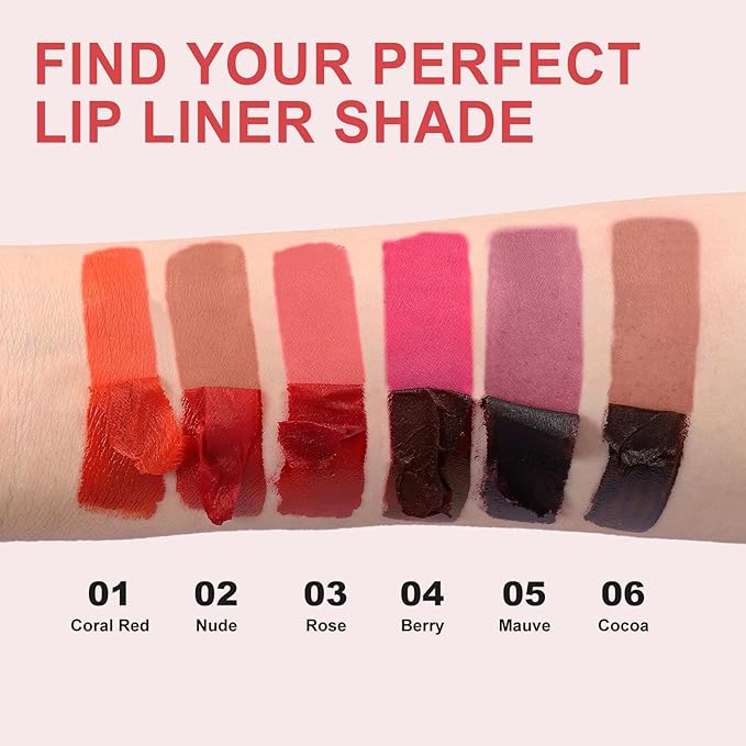 Lip Stain Peel Off - Long Wear Tattoo Lip Liner, Waterproof & Transfer-proof Peel Off Lip Stain with Matte Finish, Lip Tint For All Skin Types (Nude, 1 Count(Pack of 1))