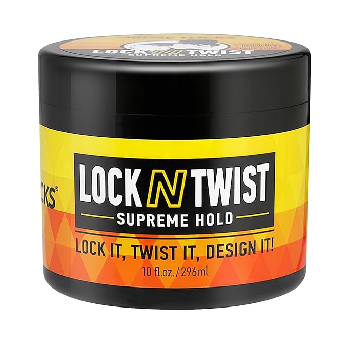 AllDay Locks Lock N Twist (10 oz) | Supreme Hold, No Frizz or Flaking | Hydrating, Nourishing Loc Booster | Grape & Avocado-Infused | Lock & Twist Braids, Locks, Twists, Cornrows | 10 oz