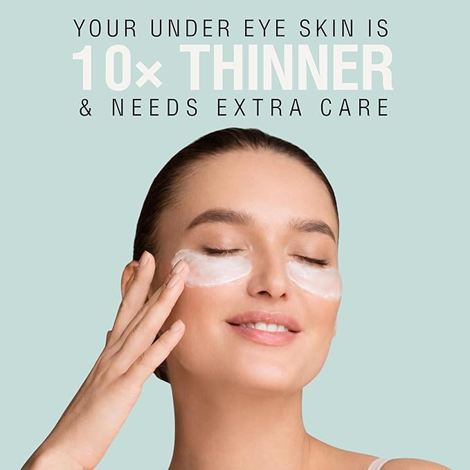 NOVEHA Daily Sensitive Eye Cream for Dry Eyelids & Around Eye – Ceramide Hydrating Eyelid Moisturizer, Anti-Aging Eye Cream for Fine Lines, Puffiness & Crow’s Feet, Vegan, Fragrance-Free, 1 oz