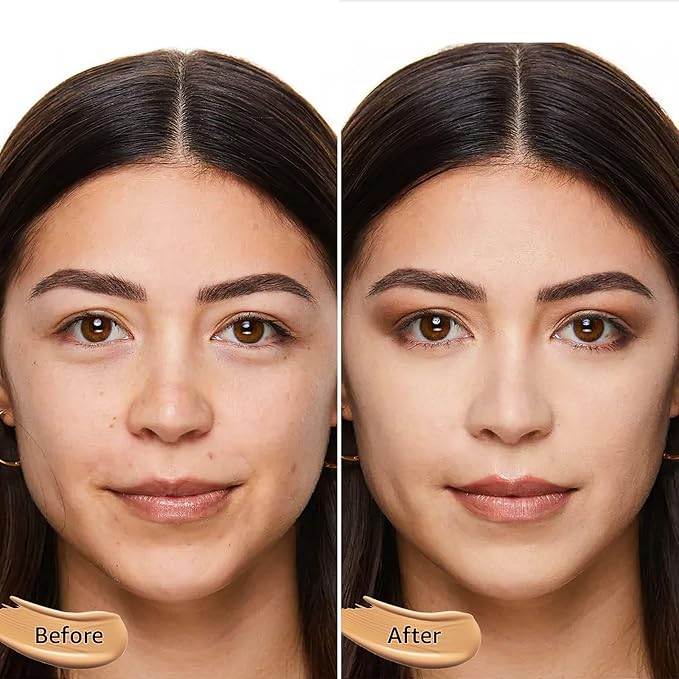 Mushroom Head Air Cushion CC Cream - BB Cream Foundation for Concealer Full Coverage Skin Brighten Long - Lasting Moisturizing, Cushion Foundation Color Correcting for All Skin Types (Natural)
