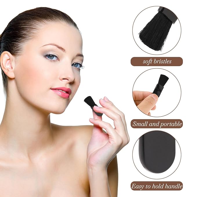 Disposable Cosmetic Brush for Women, 30 Pcs Mini Blush Brush Small Travel Makeup Applicator Portable Powder Brush for Loose Powder Foundation Brush Beauty Tool for Mixing Liquid, Cream