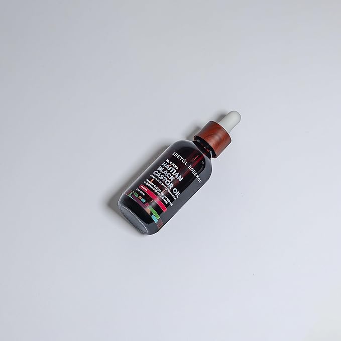Kreyol Essence Shark Tank Duo – Haitian Black Castor Oil Original, 2 fl oz and Haitian Black Castor Oil Rosemary Peppermint, 2 fl oz