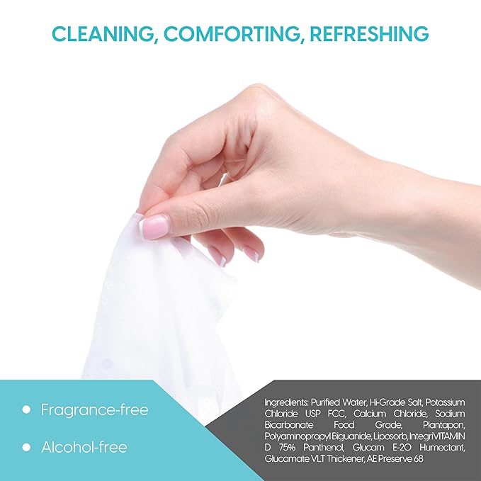 Clear C Eyelid Wipes Pre-Moistened for Dry Eyes – Rinse Free Eye Lid Cleaning – Individually Wrapped Travel Eye Wipes, 3 Boxes of 30