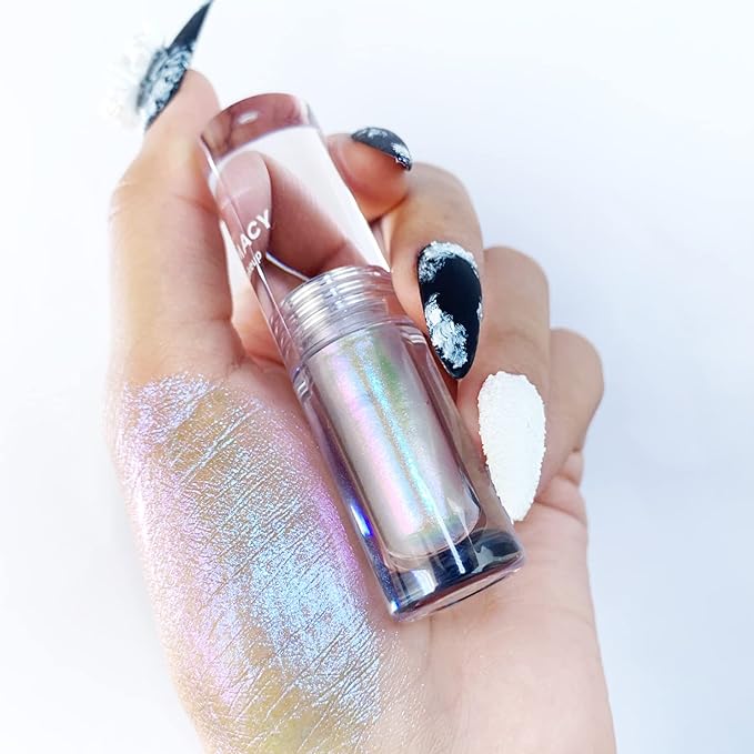 CHARMACY Liquid Duochrome Eyeshadow, Multi-Dimensional Eye Looks, Long Lasting Glitter Eye Shadow Sets Metallic Pigments, Quick Drying, Sparkling Shiny Eye Makeup for Beginners, 1.6g (#13)