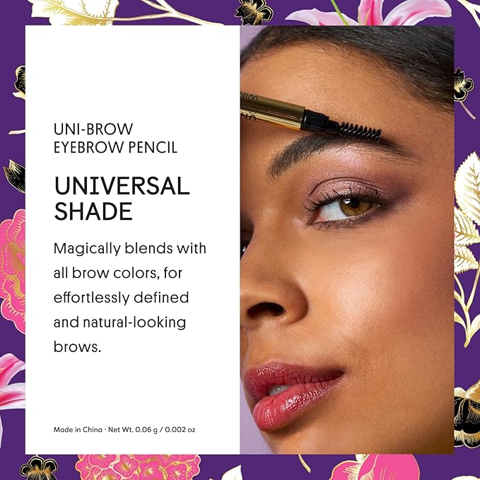 Winky Lux Uni Brow Eyebrow Pencil, Dual Sided with Spoolie, Longwearing Waterproof Eyebrow Crayon, Define Shape and Fill Brows, Brown, Blonde and Taupe Universal Shade