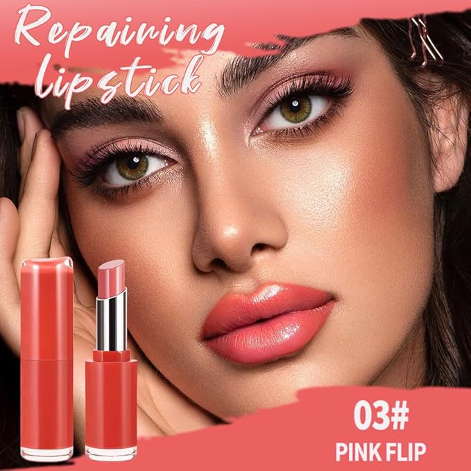 Matte Creamy Lipstick for Women, Long Lasting Waterproof Velvet Lipstick, Lip Stick Crayon Buildable Blendable Creamy Color, Moisturizing Longwear Lip Makeup 03#