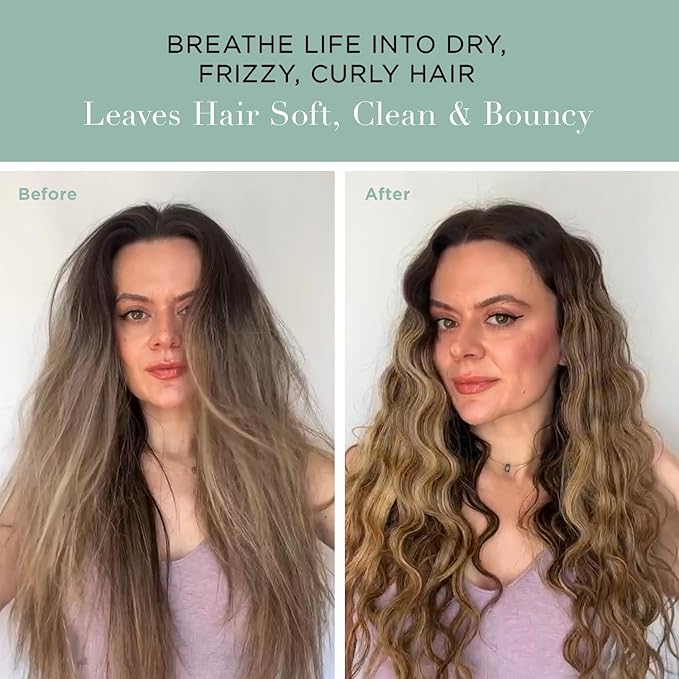 Unwash Bio-Cleansing Conditioner - Gentle, Hydrating Co-Wash Cleansing Conditioner, Sulfate & Paraben Free, for Curly, Coily & Dry Hair, 13.5 fl oz