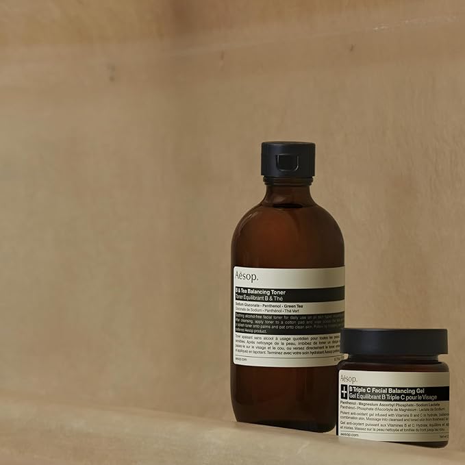 Aesop B & Tea Balancing Toner with B5 | Refines Pores, Balances, and Prepares Skin | Gentle, Alcohol-Free Blend | 6.7 oz
