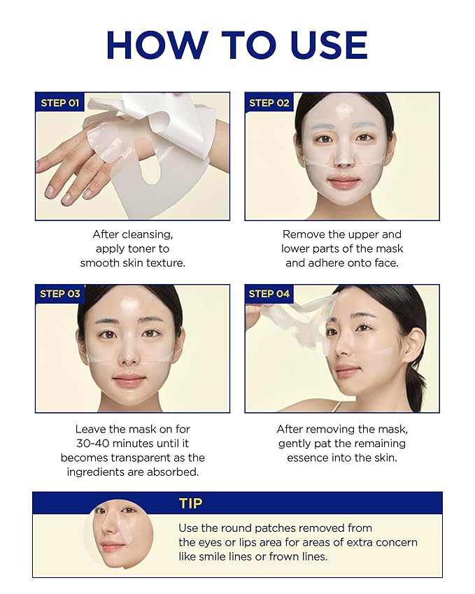 CKD Vita C Teca Blemish Shot Face Gel Mask with Vitamin C & Centella Asiatica (5ea) - Korean Hydrogel Mask for Glass Glow Skin, Dark Spot and Blemish Korean Skincare Routine