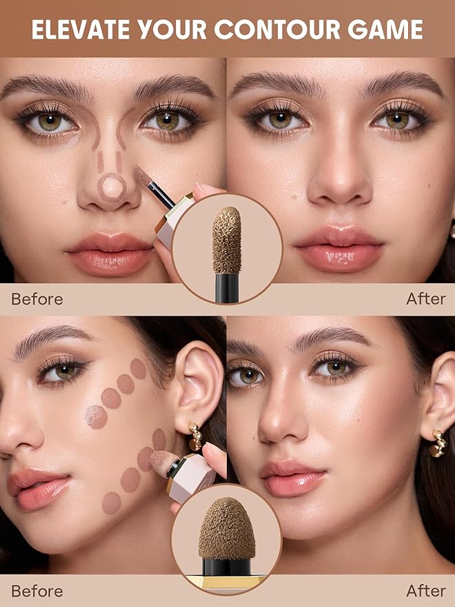 SHEGLAM Precision Sculpt Liquid Contour Duo-Tawny Amber