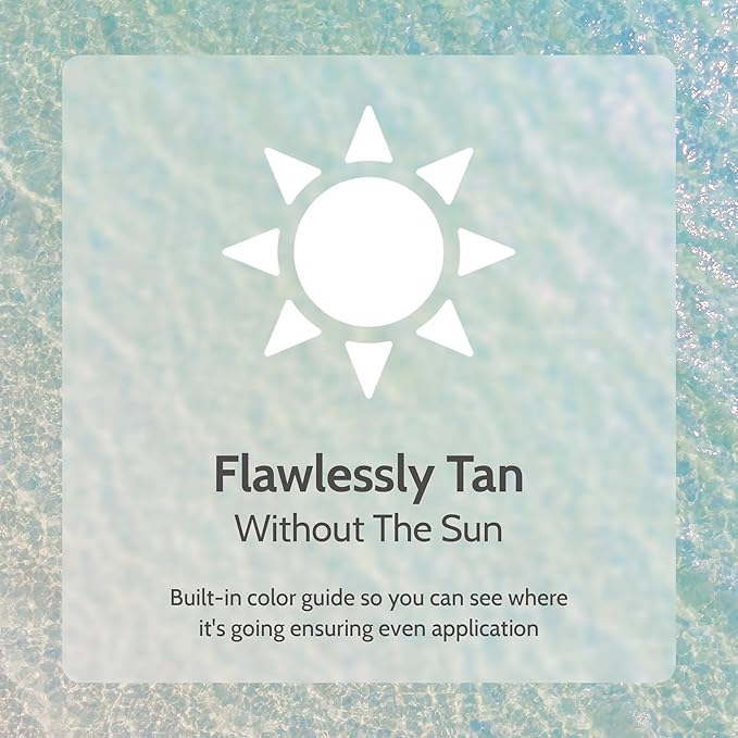 Fake Bake Flawless Self Tanning Mousse Streak-Free, Long-Lasting Natural Glow For All Skin Tones Women & Men - Sunless Tanner Includes Mitt For Easy Application, Black Coconut Scent - 6.7 oz