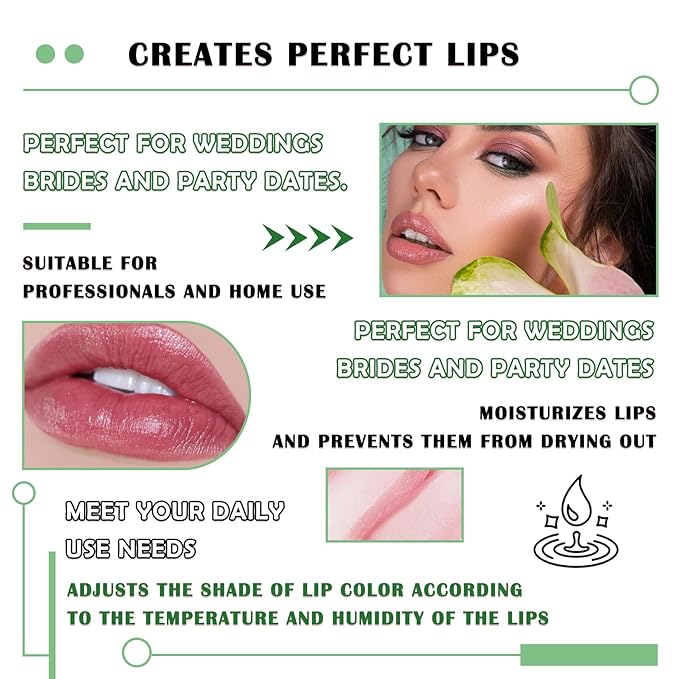 4PCS Aloe Vera Color Changing Lipstick,Temperature Color Change Lip Gloss Makeup Set,Waterproof Long Lasting Aloe Vera Tinted Lip Balm Moisturizer,Moisturizing PH Mood Magic Lipstick for Women