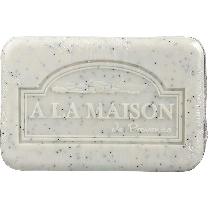 A LA MAISON Coconut Charcoal Bar Soap - Uses: Hand and Body, Triple Milled, Essential Oils, Biodegradable, Plant Based, Vegan, Cruelty-Free, Alcohol & Paraben Free (3 Bars of Soap, 8.8 oz)