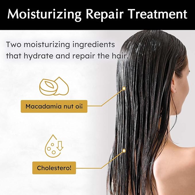 Moisturizing Repair Treatment for Dry Damaged Hair, deep conditioning, Rinse-Out Hair Treatment, Hair Mask Made In Japan 200g / 7 oz