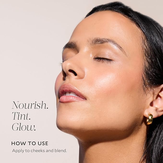 Tata Harper Cream Highlighter, Dewy Cream Highlighter, Natural Makeup, Natural Ingredients, Flashy - Warm Gold