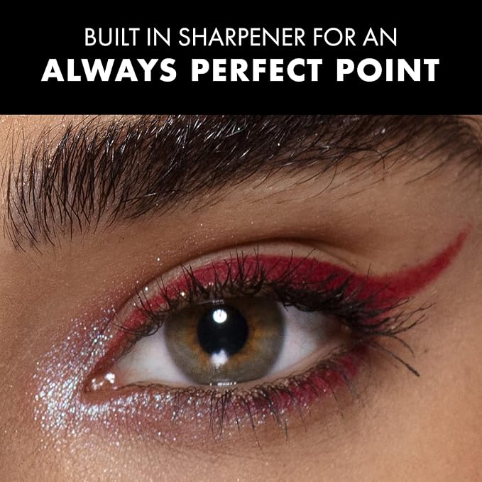 Milani Stay Put Eyeliner - Goal Digger (0.01 Ounce) Cruelty-Free Self-Sharpening Eye Pencil with Built-In Smudger - Line & Define Eyes with High Pigment Shades for Long-Lasting Wear