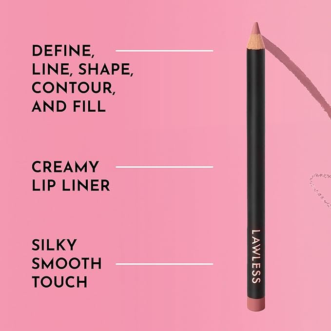 Lawless Women's Forget the Filler Definer Liner, Pink Slip, 0.04 Ounce