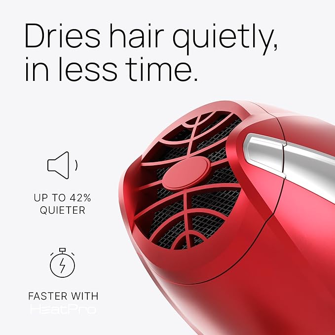 TREZORO Professional Ionic Hair Dryer for Salon - 2200W Powerful Blow Dryer - Lightweight Travel for Normal & Curly Hairs Includes Volume Styling Nozzle