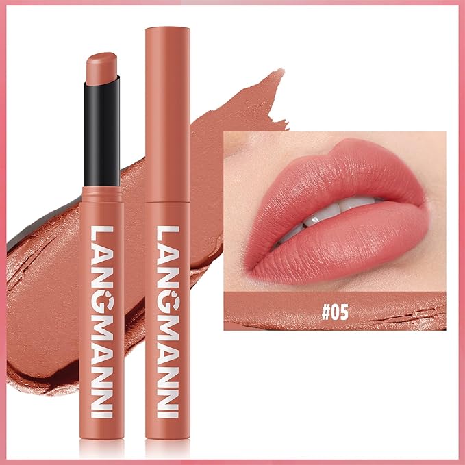 MĒTYSUR Matte Lipstick - Non-Sticky, Long-Lasting & Waterproof Lipstick for Women, Richly Pigmented, Hydrating Lip Makeup with Smudge-Proof Formula, 1 Count, 0.07oz