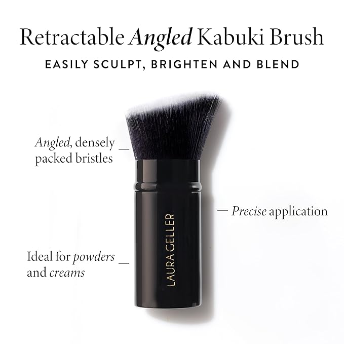 LAURA GELLER NEW YORK Baked Balance-n-Brighten Foundation with Kabuki Brush Makeup Set, Fair