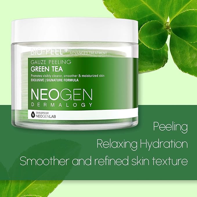DERMALOGY by NEOGENLAB Bio-Peel Gauze Peeling Pads (Lemon + Green Tea + Wine Set, 30 Count (Pack of 3))