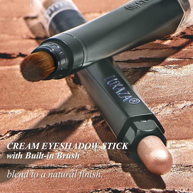 10PCS Neutral Eyeshadow Stick Makeup Set, Matte Cream Eye Shadow Eyeliner Brightener Pencil Crayon - I1 Cashmere Blush