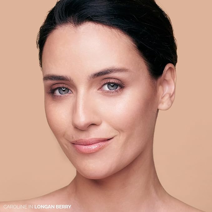 OFIR Elation Powder Blush for Cheeks | Buildable Pigment Adds Radiant Tone | Blurring Powder Softens Lines | Lightweight Texture for Lasting Glow | Longan Berry - Bronzed Nude Shade 0.13 Oz
