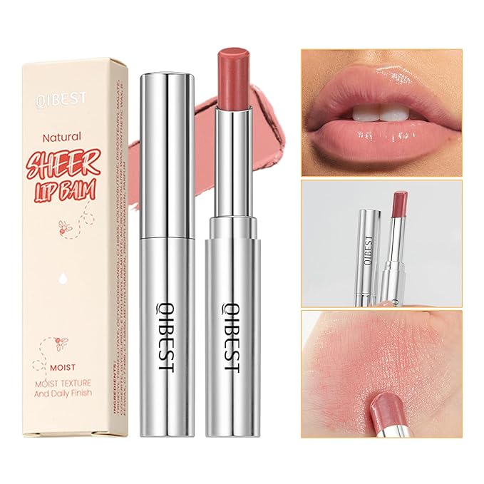 Jolilab Honey Lipstick Tinted Lip Balm.Black Cherry Glow - Sheer Hydration for All Skin Tones, Moisturizing Lip Color with Natural Nourishment(Pink