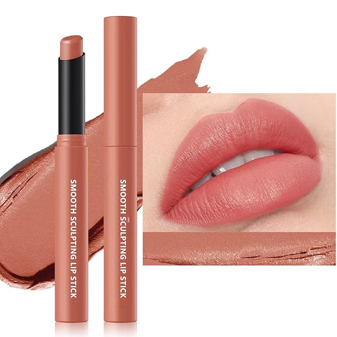 Matte Lipstick For Women Highly Pigmented Moisturizing Waterproof Long Lasting Lipsticks Quick Makeup Lightweight Portable 05