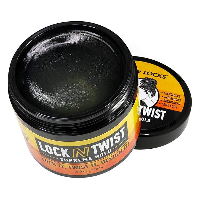 AllDay Locks Lock N Twist (10 oz) | Supreme Hold, No Frizz or Flaking | Hydrating, Nourishing Loc Booster | Grape & Avocado-Infused | Lock & Twist Braids, Locks, Twists, Cornrows | 10 oz