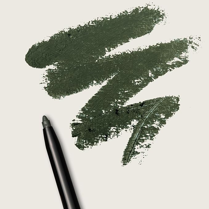 Waterproof Eyeliner Pencil - Vegan Hypoallergenic for Sensitive Eyes - Smudge Proof Gel-Eyeliner - Hypoallergenic Makeup (Green)