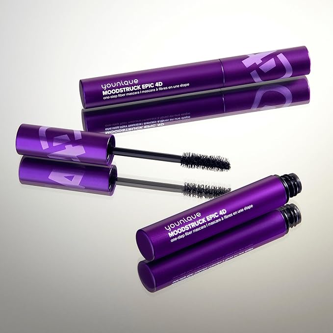MOODSTRUCK EPIC 4D Fiber Mascara | Volumizing, Lengthening & Lifting Mascara | Waterproof, Smudge-Proof, Long-Lasting | Bold, Defined, Flake-Free Lashes | 7 ml