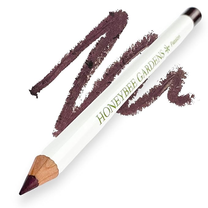 Honeybee Gardens Effortless Eye Liner Pencil in Passion, Rich Pigmentation, Smooth, Long-Wearing, Vegan, Gluten-Free