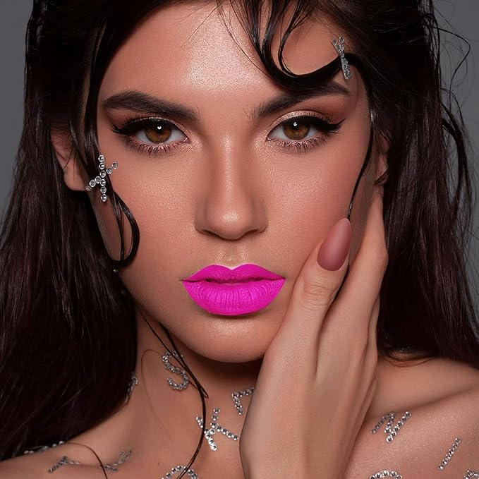 MAKI YIKA Hot Pink Lipstick for Women Color Stay Long Lasting Lipsticks, No Smudge Matte Liquid Lipstick Transferproof Cruelty-Free Lip Color |Pink Soul