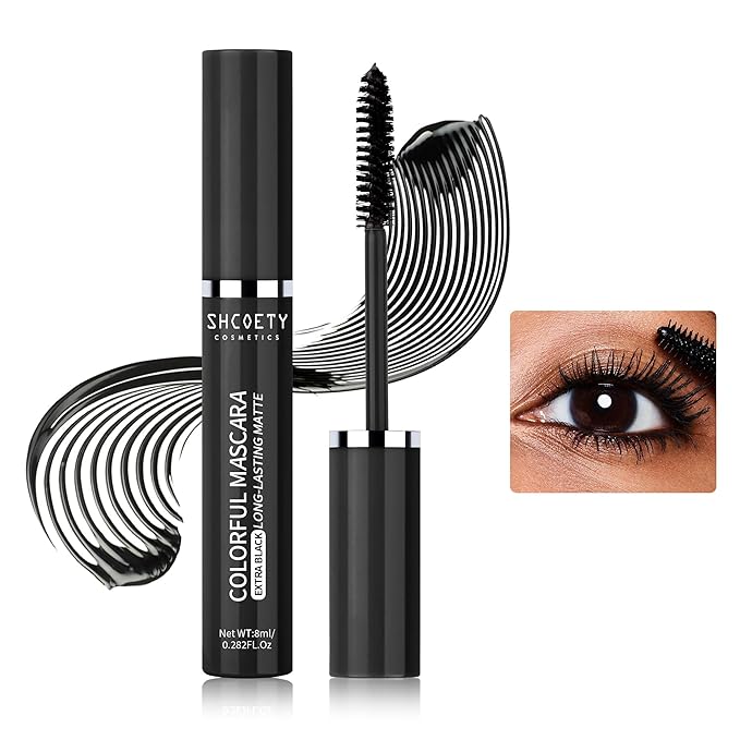 Black Mascara Makeup, Volumizing, Lengthening, Defining, Multiplying, Smudge-Proof Formula, Long-Lasting Curl Eye Makeup