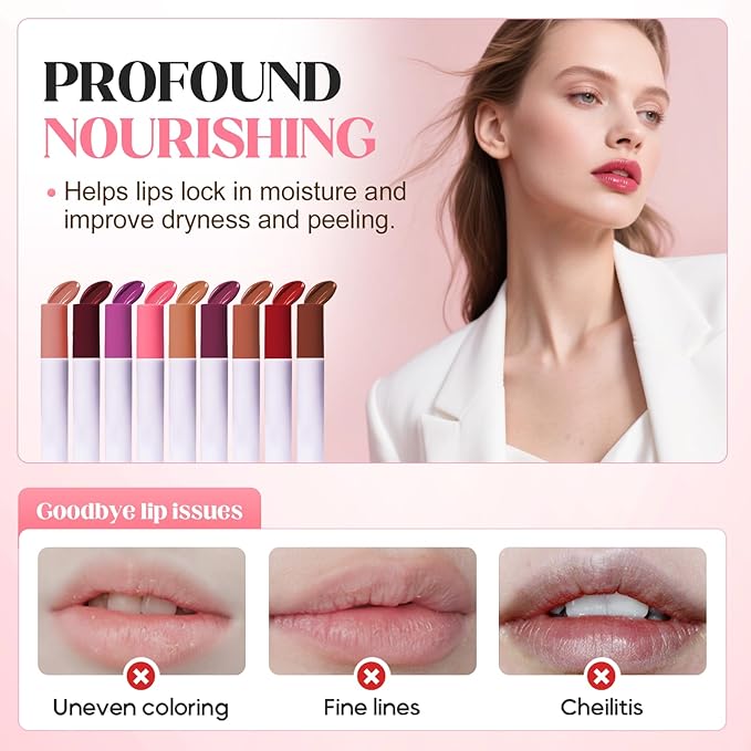 Lip Stain Oil, 2025 New Lips Staining Lip Oil, Lips Staining Long-Lasting Matte Liquid Lipstick Gloss for Women Makeup (CARAMEL, one size)