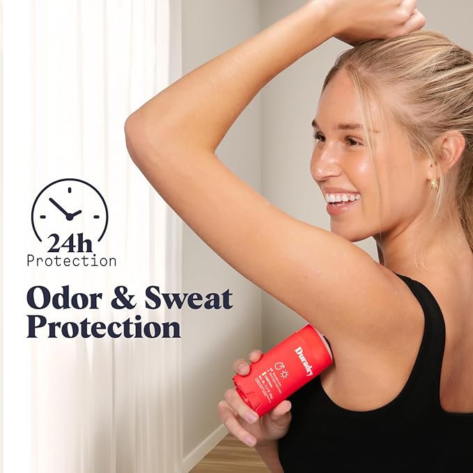Duradry Clinical-Strength Antiperspirant for Women and Men – Clean formula with natural ingredients for armpit odor and excessive sweat protection –Clear Sky (Crisp Pear + Vanilla), 3-Pack.