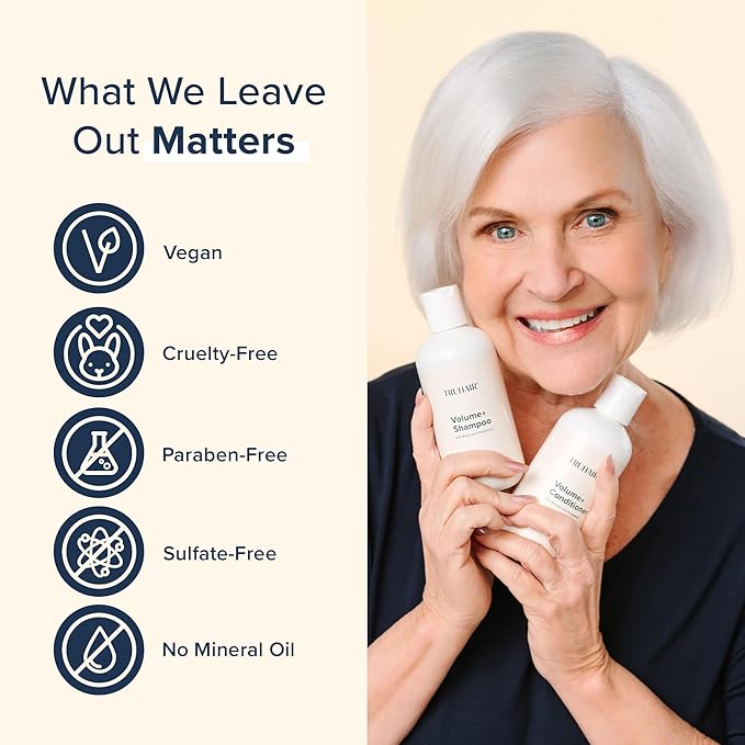 TRUHAIR Volume+ Conditioner with Keratin & Panthenol – Lightweight Hydration & Shine