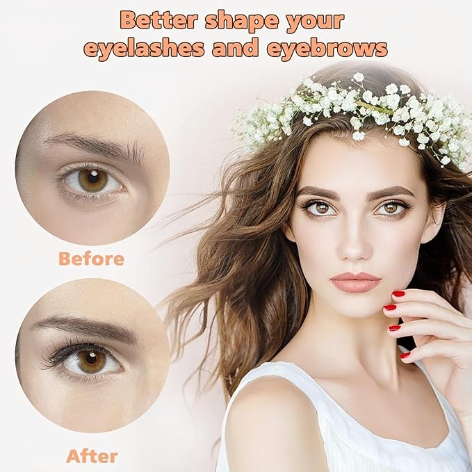 100 Pcs Micro Brow Brush with Cap, Spoolie Lash Comb, Lift Tools for Eyebrow & Eyelash Extensions, Lamination (Black)