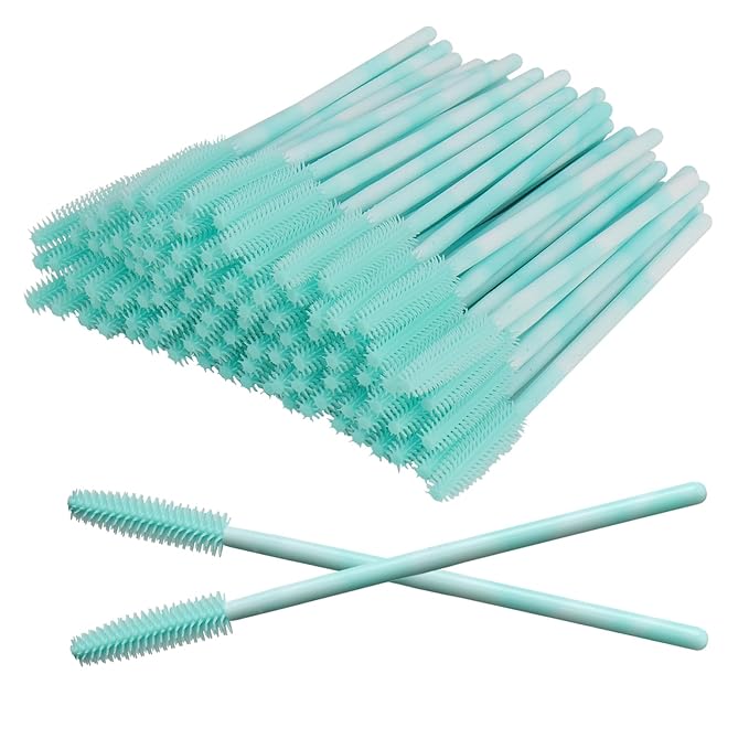 Disposable Silicone Eyelash Mascara Brushes Wands Applicator Eyebrow Brush Makeup Tool Kit Set Tool Bulk