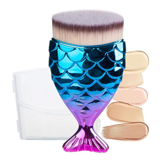 UNIMEIX Sunscreen Brush for Face Kabuki Brush Sunscreen Applicator for Kids Foundation Makeup Brushes for Liquid Foundation Powder Cream Contour Buffing Stippling Blending