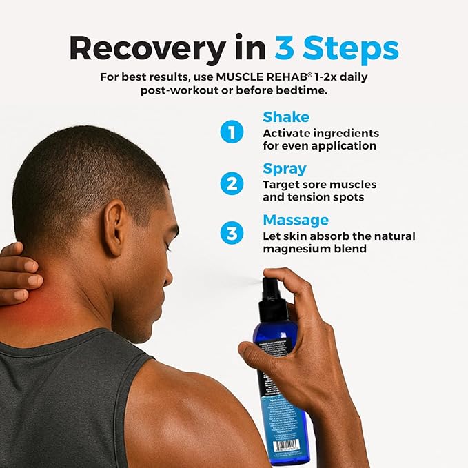 Magnesium Spray with Arnica & Natural Essential Oils: Zechstein Oil for Sports Recovery, Muscle Relief, Sleep & Relaxation, Non-Greasy Magnesium Oil on Feet Mist, 8oz
