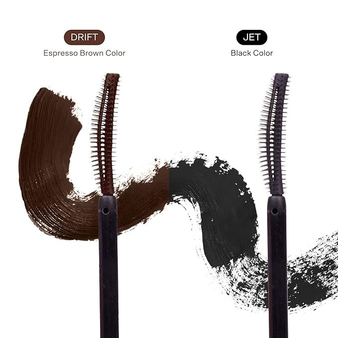 Tower 28 MakeWaves Mascara - Volumizing and Lash Lengthening Water-Resistant Mascara - No Clumping or Flaking - for Sensitive Eyes – Drift Brown
