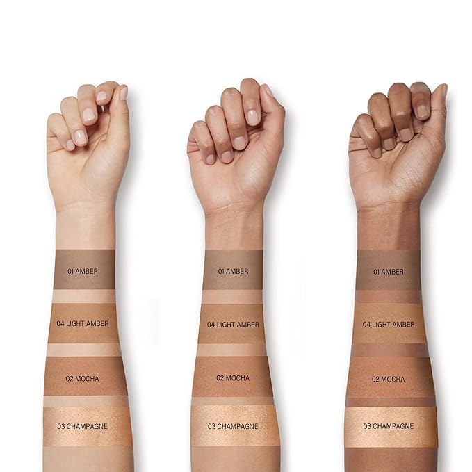 FV 2-Pack Contour and Highlighter Stick, Creamy, Waterproof, Long-Lasting - Natural Finish for Face Sculpting & Glow - Easy Blendable Contouring Stick, Travel-Friendly, 04 Light Amber & 03 Champagne