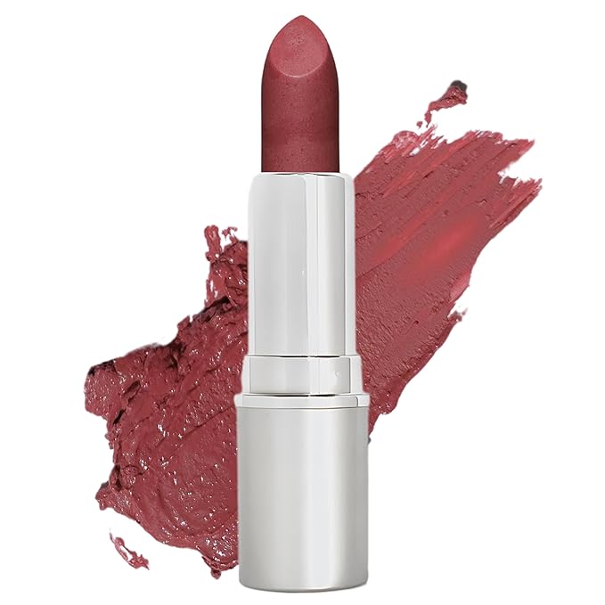 Honeybee Gardens Truly Natural Long Lasting Lipstick, Trinity, Rose/Mauve, Naturally Hydrating & Nourishing, Vegan, Gluten-Free & Cruelty-Free, 0.11 oz / 3g